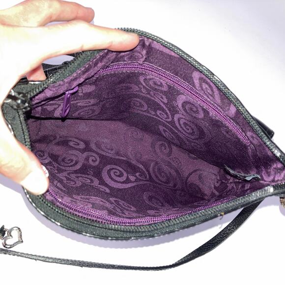 Brighton small patent leather animal print crossbody bag - Picture 6 of 10